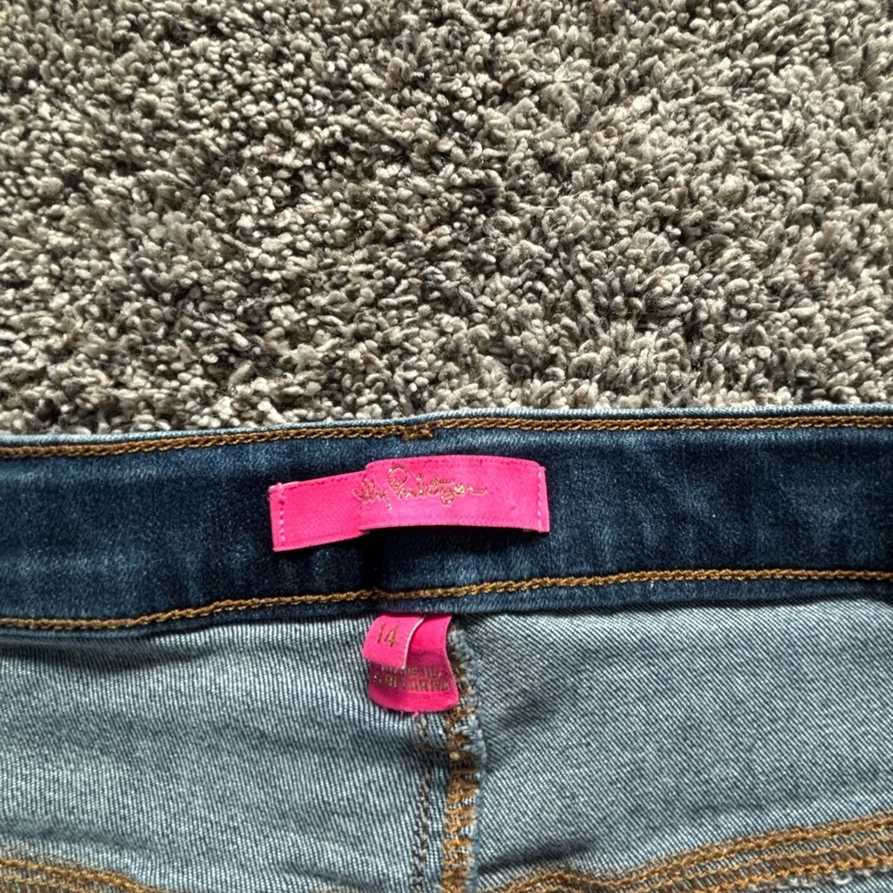 Lily Pulitzer denim jeans size 14 - Picture 3 of 5